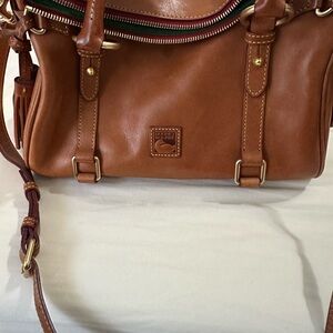 Dooney & Bourke Tan Leather Satchel